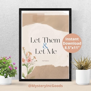Sofortiger Download Motivierend Let Theory Mel Robbins - Flyer - Printable - Vision Board - Ziele - Motivationsredner - Kunstwerk PDF