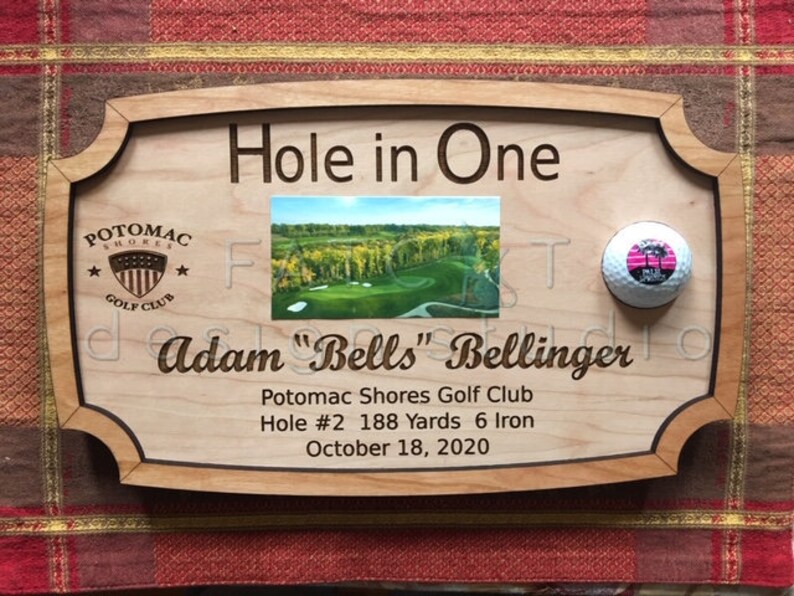 Hole in One Plaque | Etsy