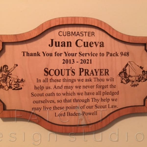 Eagle Scout Plaque Etsy