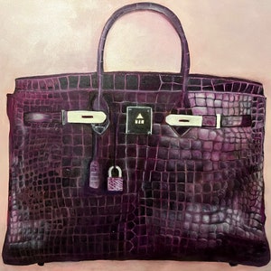 Hermes Birkin 35cm Dark Purple Bag - Upper-Luxury