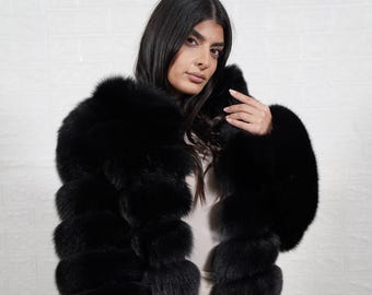Fox Fur Coat Jackets