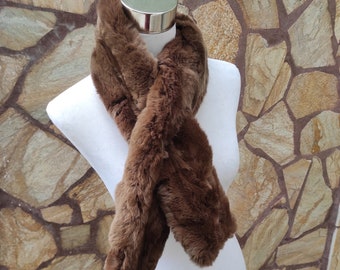 Fur scarves, fur scarf womens, rex rabbit fur scarf, fur collar