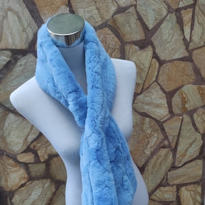 Fur scarves, fur scarf womens, rex rabbit fur scarf, fur collar