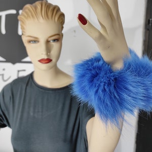 Fur cuffs, fur cuffs for wrists, fox fur cuffs