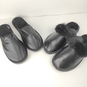 Fur slippers,sheepskin slippers,leather slippers,fur slippers for couple