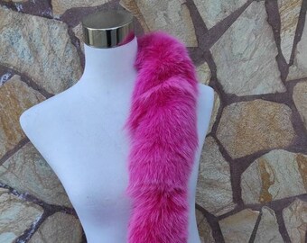 Fur trim for hood, fox fur collar, fur collar