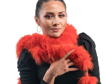 Fur scarves, fur scarf womens, fox fur scarf, fur collar