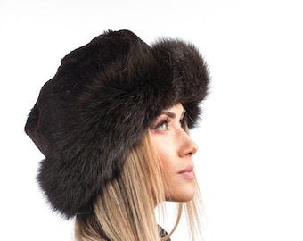 Fur hats, fox fur hat, fur hats for women