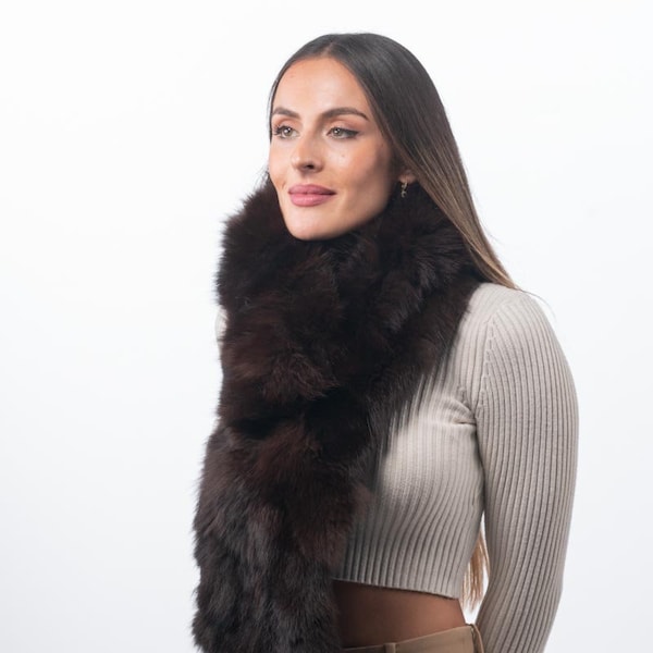 Fur scarves, fur scarf womens, fox fur scarf, fur collar