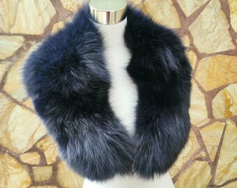 Fur Collar • Real Fox Fur Collar • Real Fur Scarf • Fur Wrap • Fur Shawl