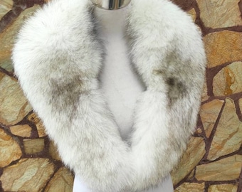 Fur Collar • Real Fox Fur Collar • Real Fur Scarf • Fur Wrap • Fur Shawl