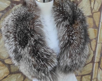 Fur Collar • Real Fox Fur Collar • Real Fur Scarf • Fur Wrap • Fur Shawl