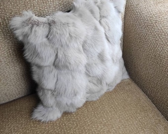 Fur pillowcases, fox fur pillowcases, real fur pillowcases