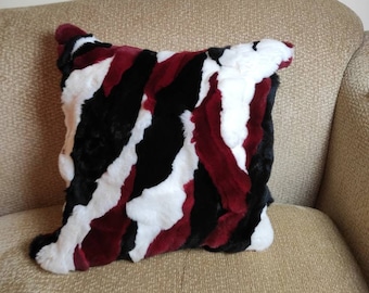 Fur pillowcases, fox fur pillowcases, real fur pillowcases