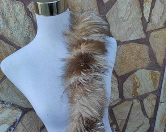Fur trim for hood, fox fur collar, fur collar