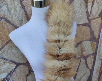 Fur trim for hood, fox fur collar, fur collar