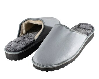 Fur slippers,sheepskin slippers,leather slippers,leather slippers for men