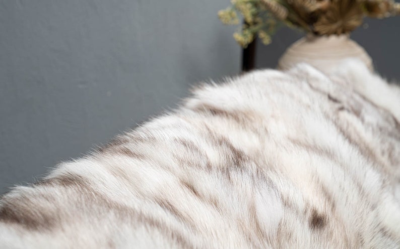 fox fur throw
