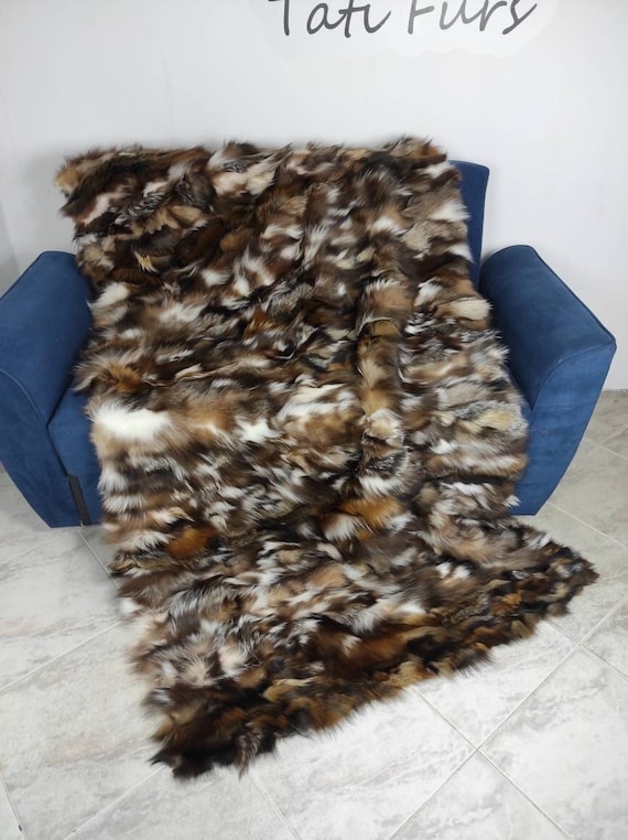 Fox store fur bedspread