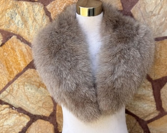 Fur Collar • Real Fox Fur Collar • Real Fur Scarf • Fur Wrap • Fur Shawl