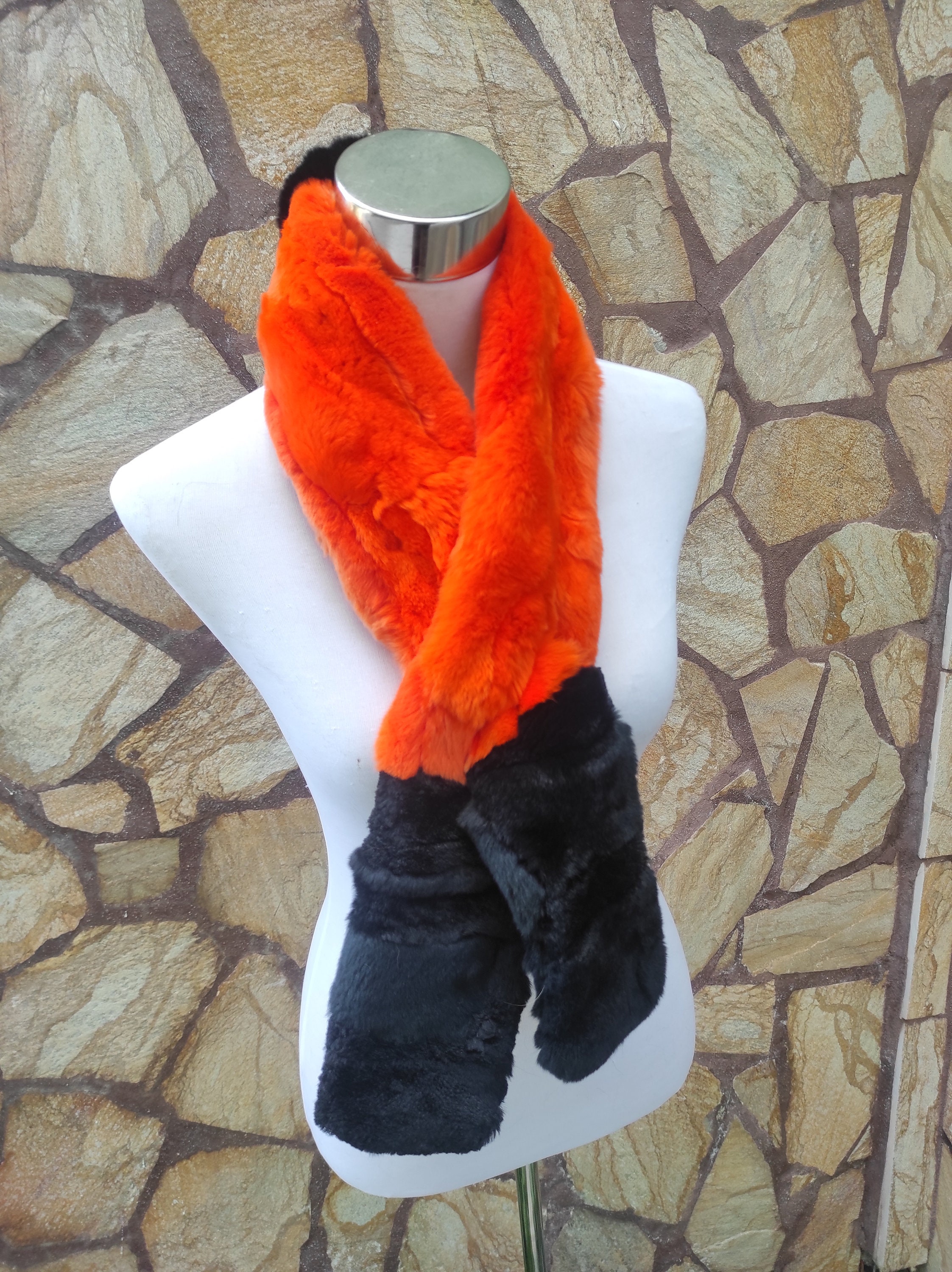 rabbit fur scarves