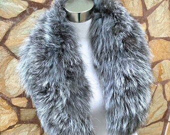 Fur Collar • Real Fox Fur Collar • Real Fur Scarf • Fur Wrap • Fur Shawl