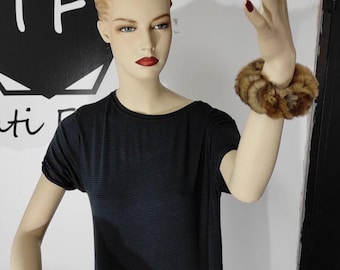 Fur cuffs, fur cuffs for wrists, fox fur cuffs