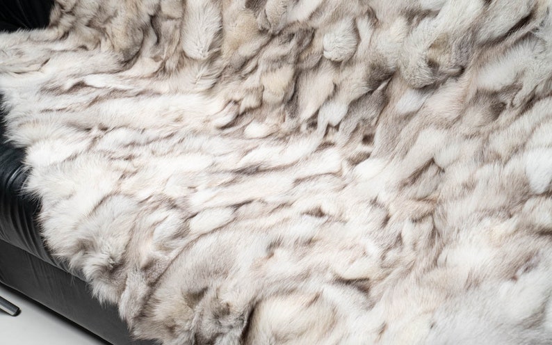 real fur throw