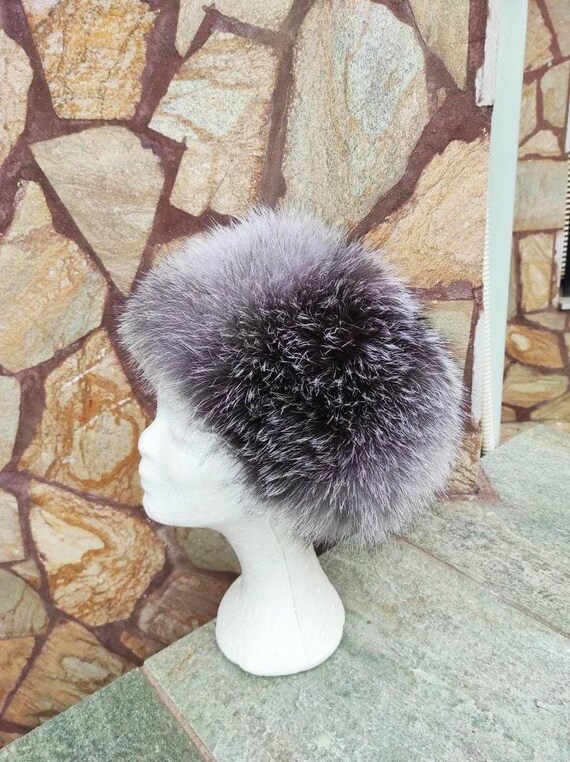 Luxurious genuine Fur Hat Padme | Luxury North American Coyote Fur Trappers Hat  main image 4
