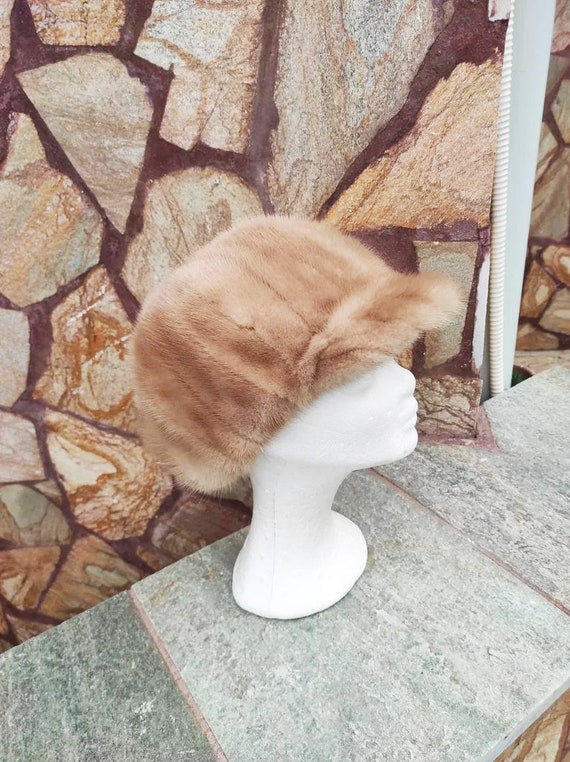 ミンクの毛皮の帽子 毛皮の帽子、ミンクの毛皮の帽子、女性用の毛皮の帽子 - Etsy 日本