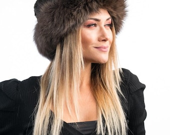 Fur hats, fox fur hat, fur hats for women