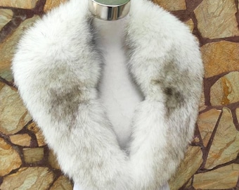 Fur Collar • Real Fox Fur Collar • Real Fur Scarf • Fur Wrap • Fur Shawl