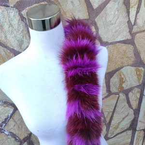 Fur trim for hood, fox fur collar, fur collar