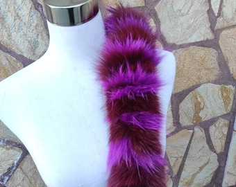Fur trim for hood, fox fur collar, fur collar