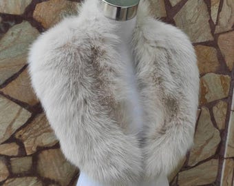 Fur Collar • Real Fox Fur Collar • Real Fur Scarf • Fur Wrap • Fur Shawl