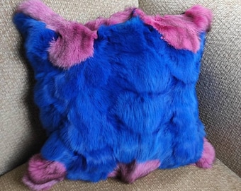 Fur pillowcases, fox fur pillowcases, real fur pillowcases