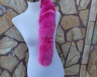 Fur trim for hood, fox fur collar, fur collar