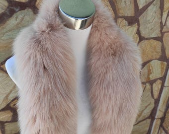 Fur Collar • Real Fox Fur Collar • Real Fur Scarf • Fur Wrap • Fur Shawl