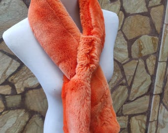 Fur scarves, fur scarf womens, rex rabbit fur scarf, fur collar