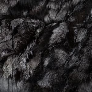 Fur throw blanket