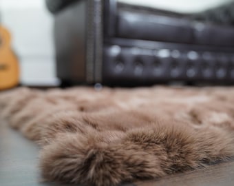 Fox Fur Throw Blankets