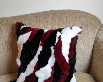 Fur pillowcases, fox fur pillowcases, real fur pillowcases