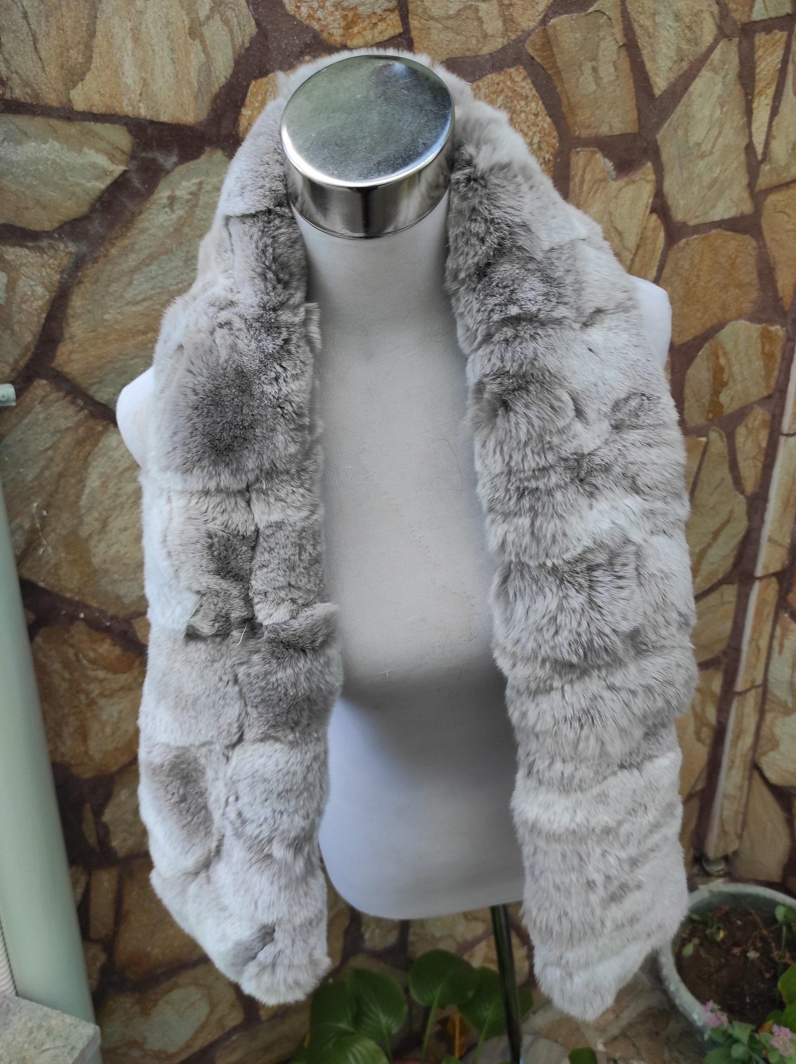 Fur Scarves, Fur Scarf Womens, Rex Rabbit Fur Scarf, Fur Collar - Etsy