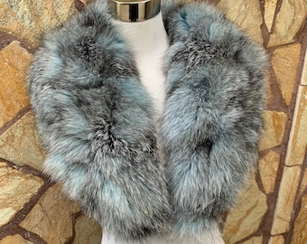 Fur Collar • Real Fox Fur Collar • Real Fur Scarf • Fur Wrap • Fur Shawl