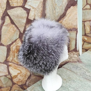 Luxurious Genuine Fur Hat for Women - Handcrafted Winter Headwear - Real fox fur hat