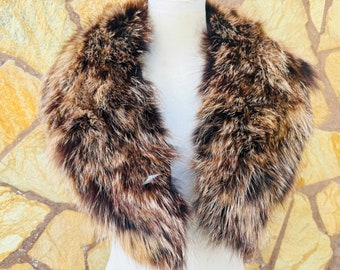 Real Fox Fur Collar •  Genuine Fur Collar Mathilde • Real Fur Scarf • Fur Wrap • Fur Shawl