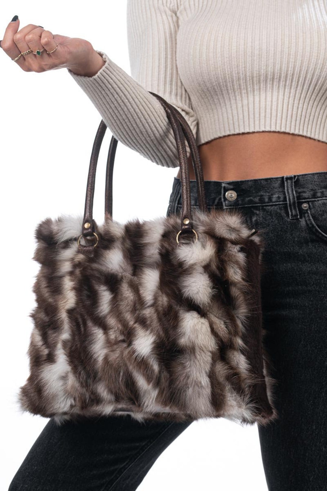 Fur Bags Fur Shoulder Bag Natural Fur Bag Etsy Australia