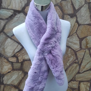 Fur scarves, fur scarf womens, rex rabbit fur scarf, fur collar