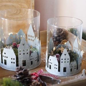 Autumn decoration | Christmas decoration | Lantern | Tealight holder | Candle holder | Natural autumn decoration | Natural Christmas decoration | Candlestick