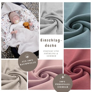 Einschlagdecke Babyschale | La Dresseria
